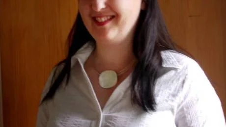 Åsa Schiller, uppvuxen i Gamleby, var helgens sångsolist tillsammans med Gamleby Dixie. Och i det sammanhanget var det premiär för henne.