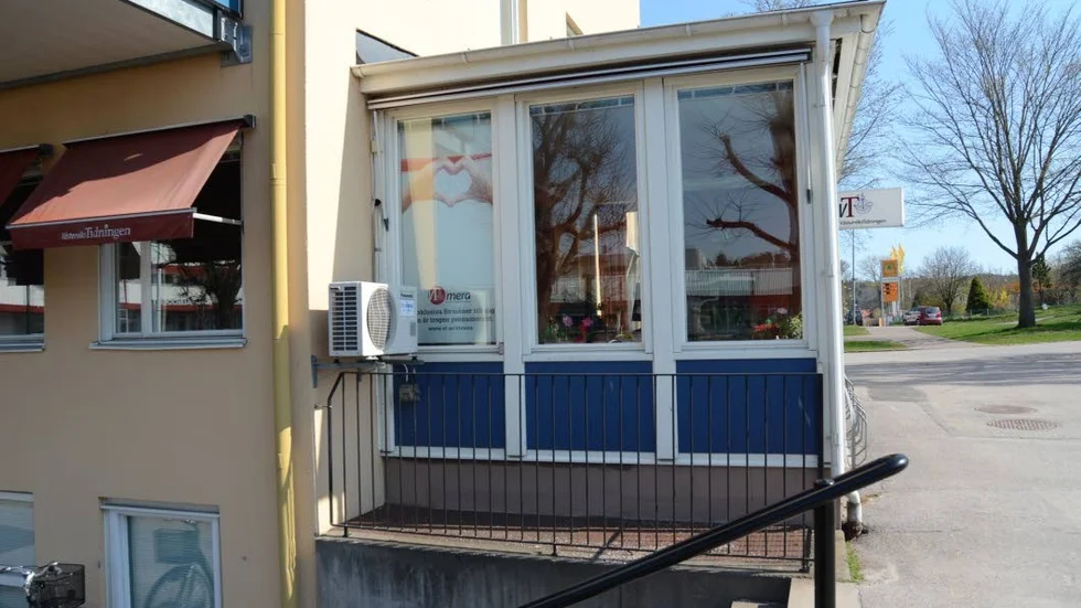 VT:s lokalredaktion ligger centralt i Gamleby, vid Karl-Erik Månssons torg.