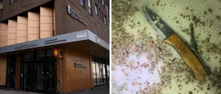 Knivhögg vakt i huvudet – riskerar utvisning