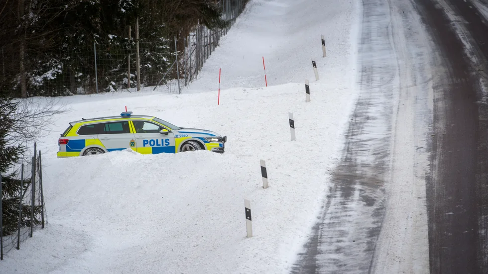 Polisen genomförde ett flertal trafikkontroller i Norrbotten under söndagen. Bilden är tagen vid ett annat tillfälle.