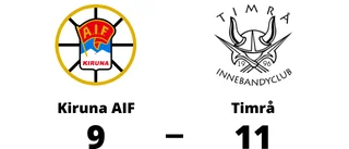 Förlust för Kiruna AIF mot Timrå med 9-11