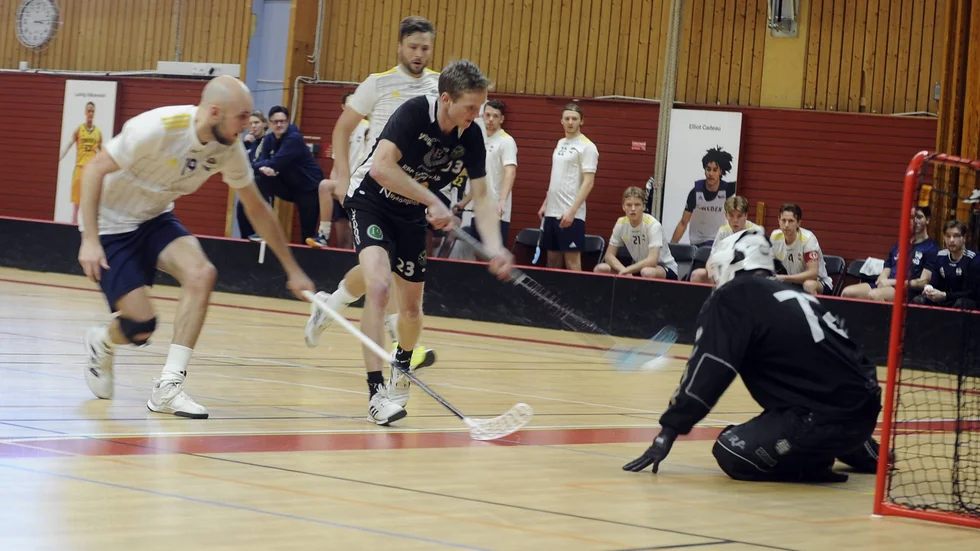 Daniel Öberg gjorde det avgörande målet i förlängningen för FBC Nyköping.
