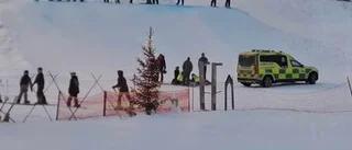 Två skidolyckor inom en timme på Lindbäcksstadion