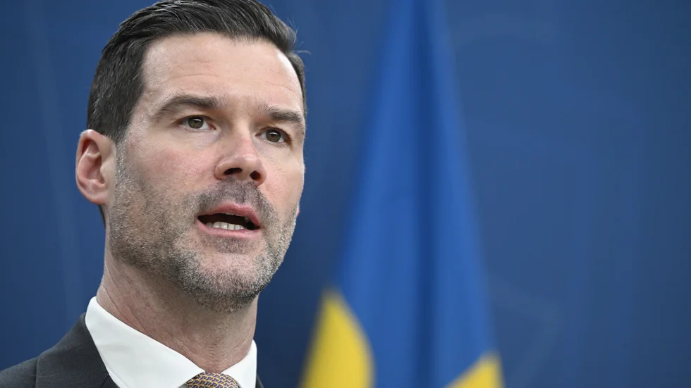 Bistånds- och utrikeshandelsminister Johan Forssell. Arkivbild.