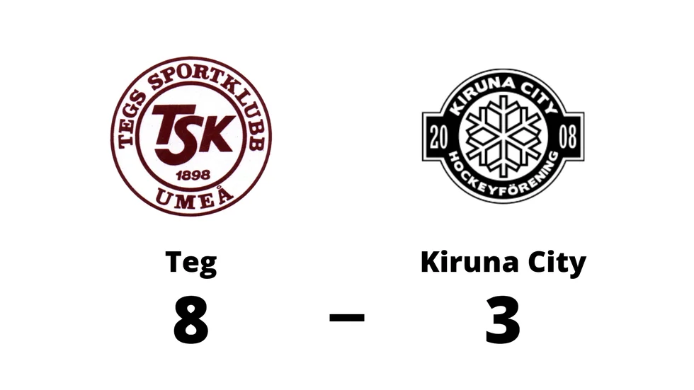Tegs SK Hockey vann mot Kiruna City HF