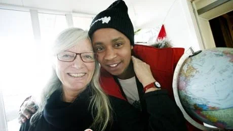 Kerstin Blomberg och Aimé Rukundo deltog båda som lägerledare.