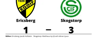 Mattheus Ay tvåmålsskytt när Skogstorp vann