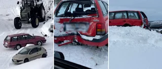 Pekade finger mot polishelikopter och brände i väg 150 km/h 