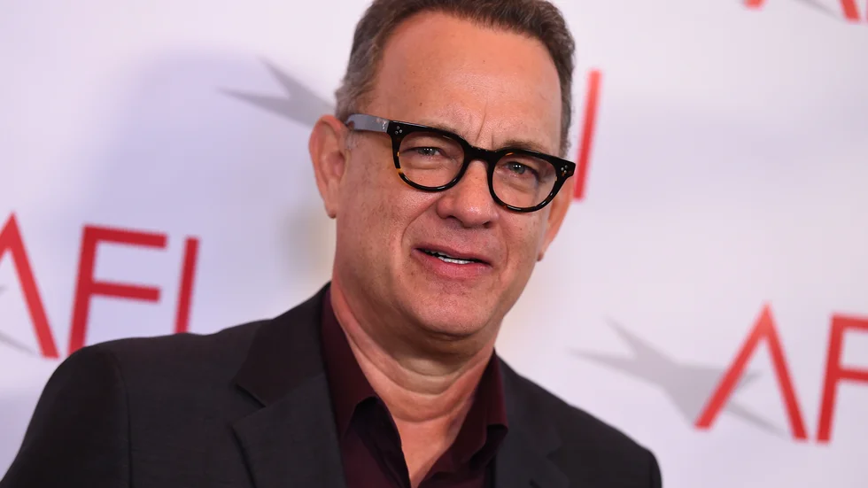Den amerikanske skådespelaren Tom Hanks varnar för att en tandvårdsreklam med honom i är fejk. Arkivbild.