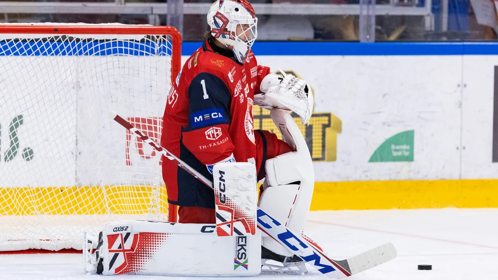 Emil Zetterquist hade en jobbig VIK-debut när han förra fredagen byttes ut efter att ha släppt in fem mål i första perioden. I tisdags var han tillbaka mellan stolparna och ledde därifrån VIK till säsongens första seger.