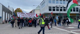 Västerviksbor slöt upp för Palestina – efter markoffensiven