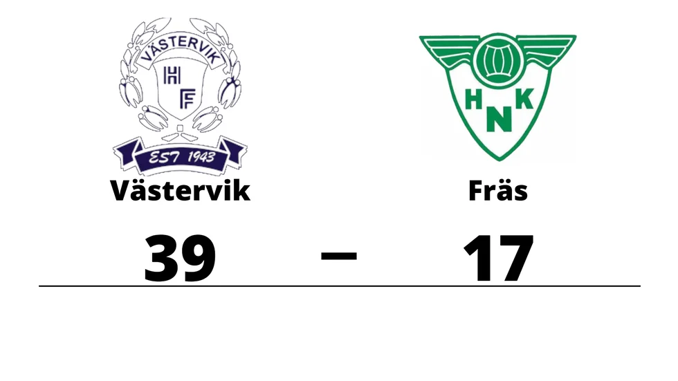 Västerviks HF vann mot HK Fräs
