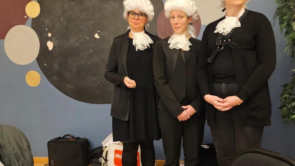 Trio Majore bjöd på svensk 1700-talsmusik.