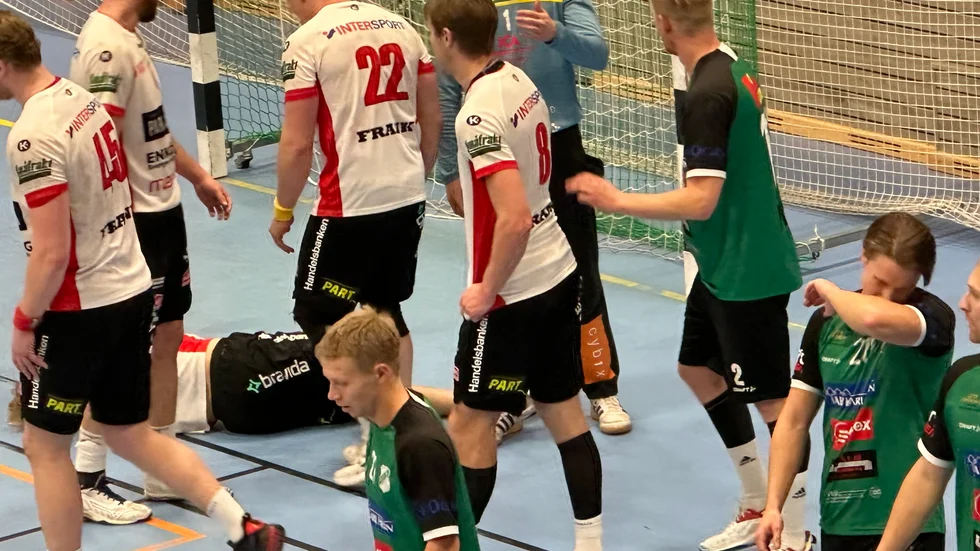 Rimbo i grönt vann hemma i Sparbankshallen efter en tuff match. Ska EHF få revansch hemma i Idrottshuset?