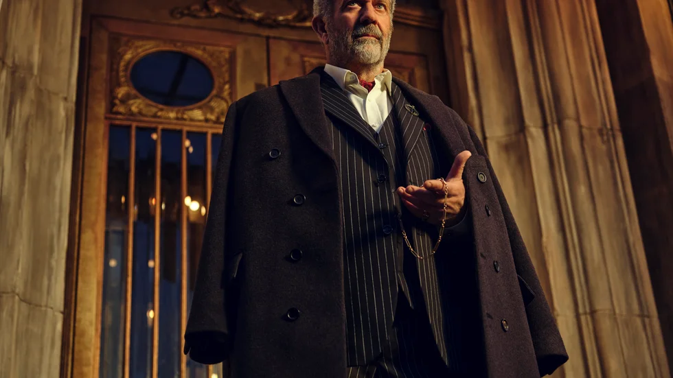 Mel Gibson gör sin första stora tv-roll i "The Continental", som ondskefull kriminell. Pressbild.