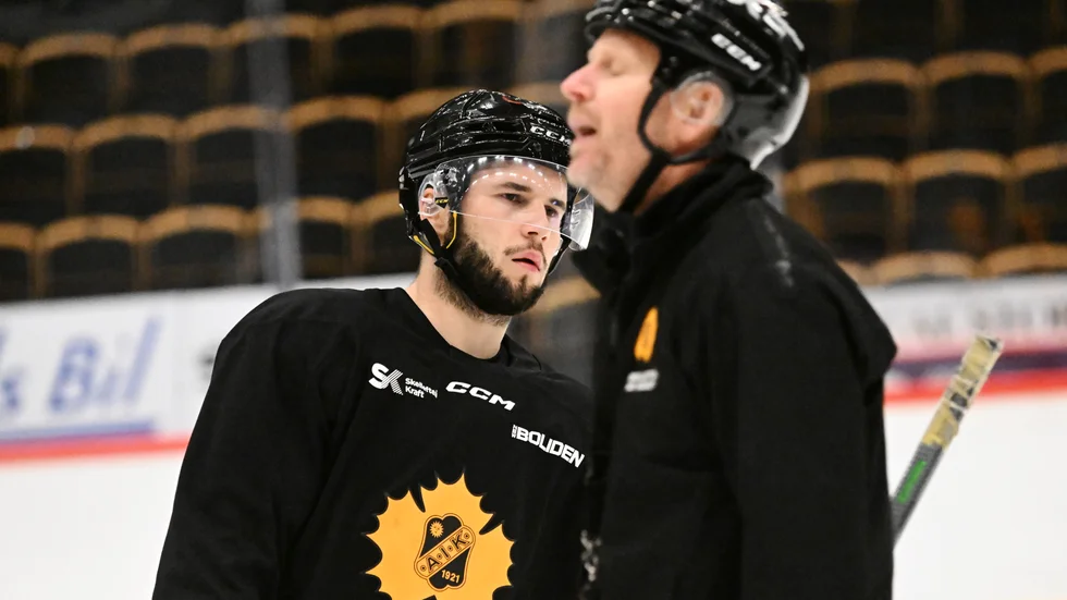 Martins Dzierkals, Skellefteå AIK:s nye lettländare, gjorde mål i båda helgens CHL-matcher. (Arkivbild)