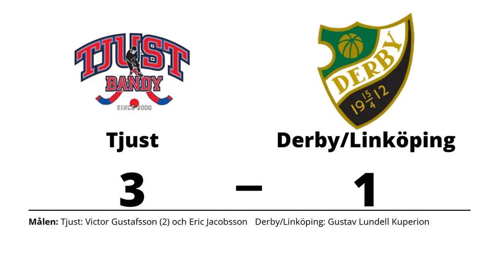 Tjust Bandy vann mot Derby Linköping BK