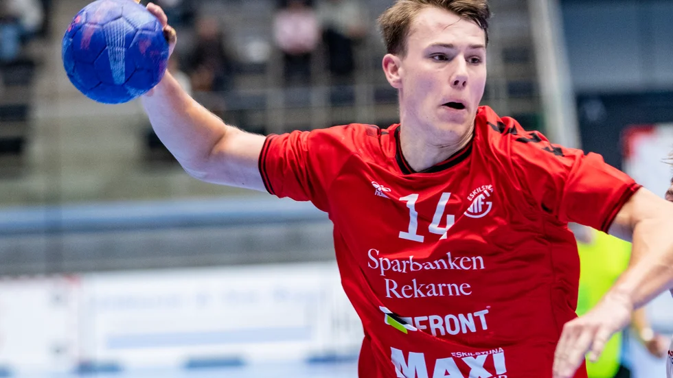 Pontus Wangenborn var målbäst i derbyt mot Eskil med sina åtta fullträffar.