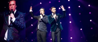 Snöfall inne i Saab arena när hyllad show körde för sista gången