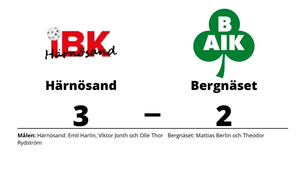 IBK Härnösand vann mot Bergnäsets AIK