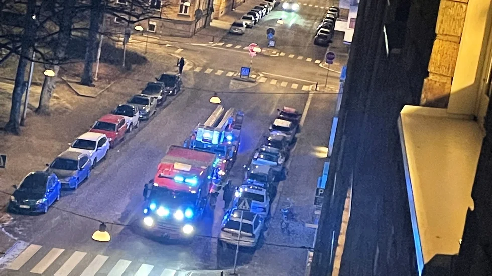 Räddningstjänsten undersökte en pipande brandvarnare på Skepparegatan.
