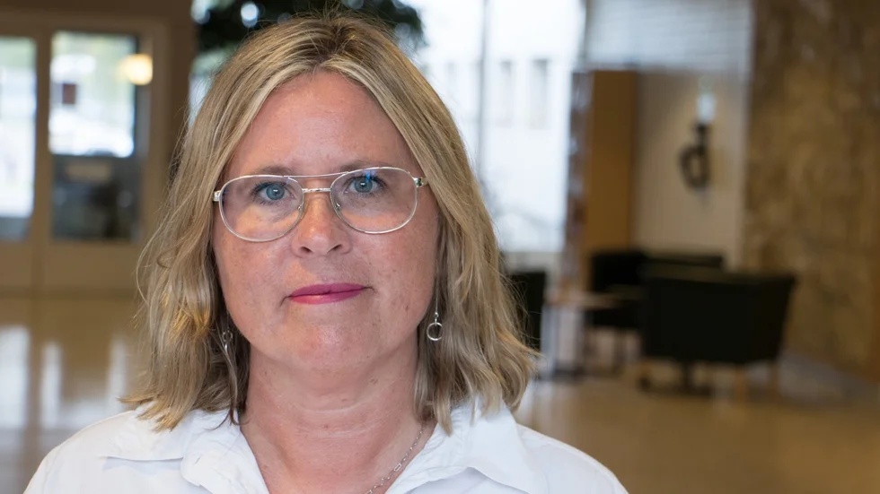 Maria Marklund, infection control specialist with Region Västerbotten.