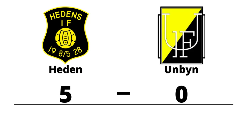 Hedens IF vann mot Unbyns IF