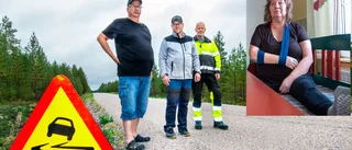 Vägen rustas – men byborna är inte nöjda