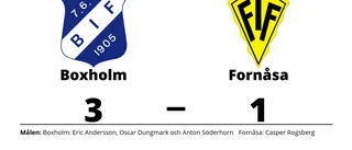 Casper Rogsberg målskytt när Fornåsa föll