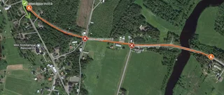 Väg stängs av helt