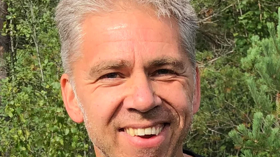 Olov efter orienteringstävling i september 2022