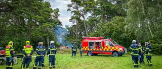 Bod brann ner på Sudret – fortfarande under bevakning
