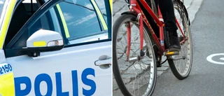 Cyklist påkörd i Bingeby