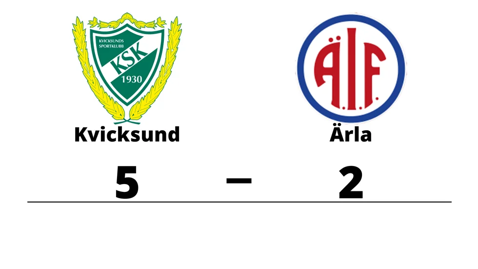 Kvicksunds SK vann mot Ärla IF