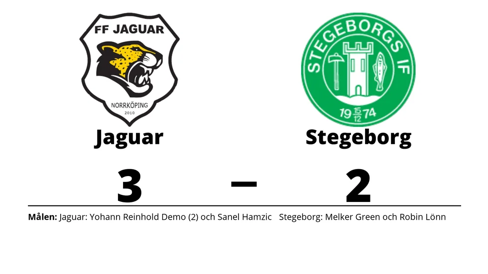 FF Jaguar vann mot Stegeborgs IF