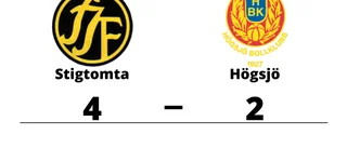 Stigtomta vann mot Högsjö på hemmaplan