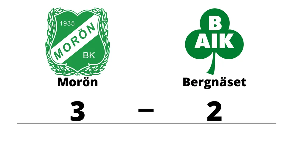 Morön BK vann mot Bergnäsets AIK