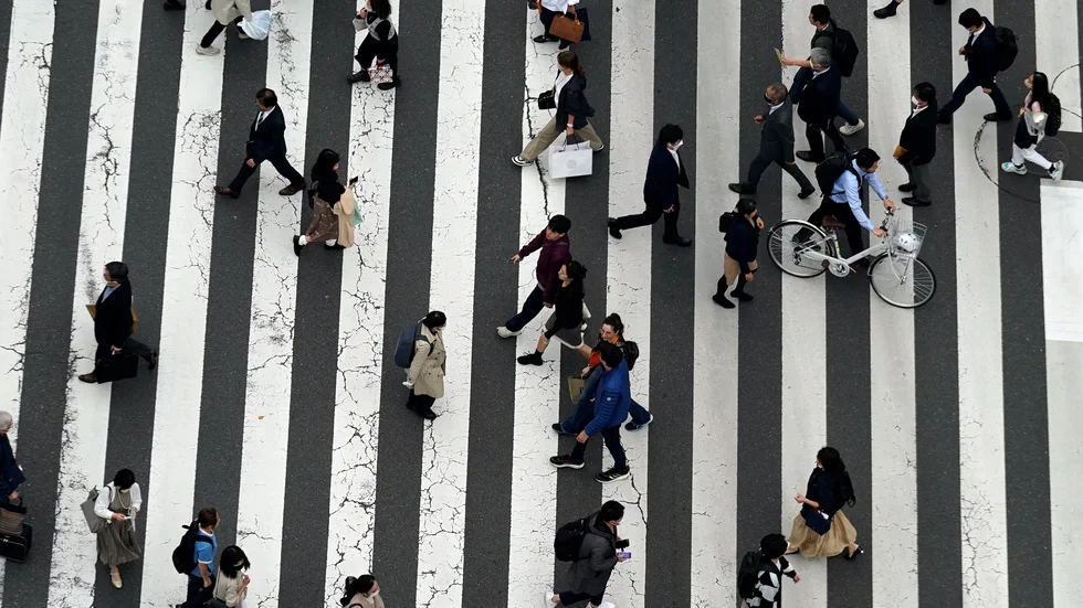 Den japanska befolkningen blir bara äldre. Arkivbild.
