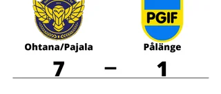 Utklassning när Ohtana/Pajala besegrade Pålänge