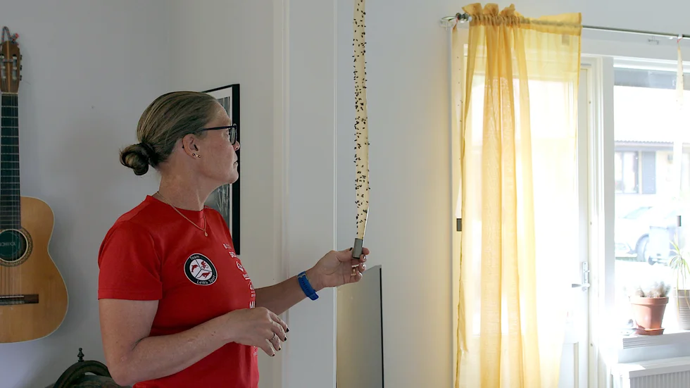 "Man flyttar hit för att man vill, för att höra lite motorljud från banan här uppe. Men inte det här", säger Lena Söderqvist. 