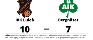 IBK Luleå vann mot Bergnäset