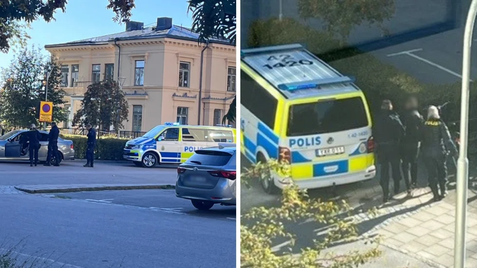 Det var vid Ådalagatan som polisen stoppade bilen.