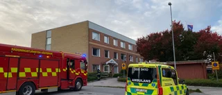 Brandskador på uteplats – utreds av polis