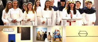 Här skapade ljuset en ny känsla över verken
