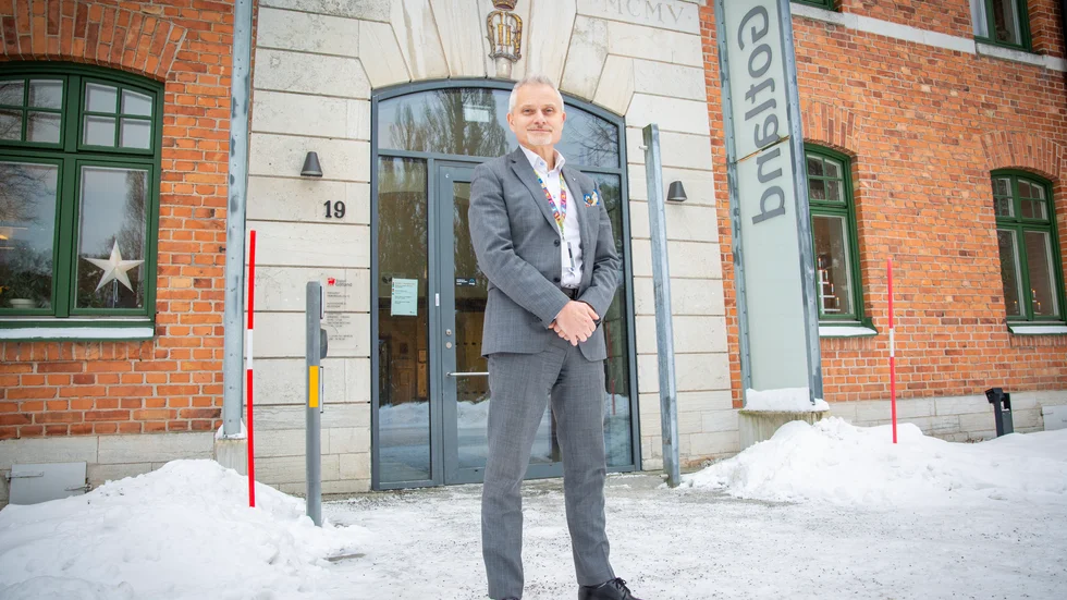 Stefan Hollmark, regiondirektör, som beslutat att minska medias och gotlänningars insyn i regionens beslutsgång.