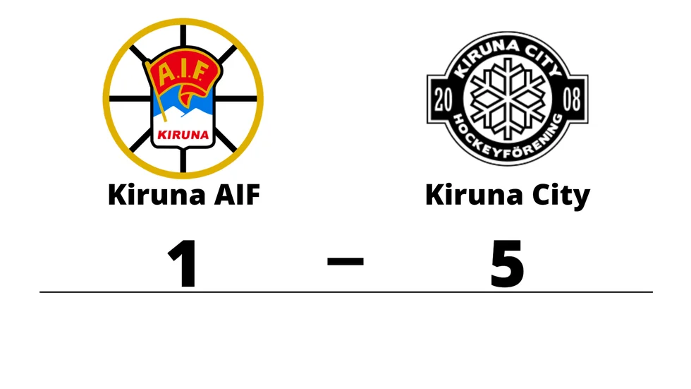 Kiruna AIF förlorade mot Kiruna City HF