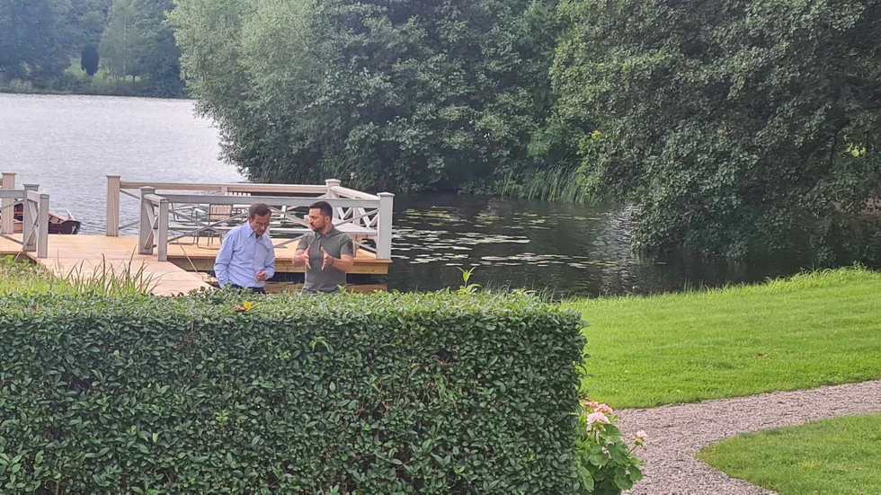 Zelenskyj och Kristersson på Harpsund.
