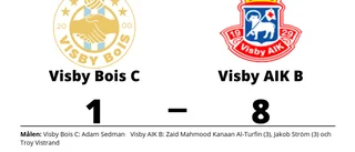 Storseger för Visby AIK B borta mot Visby Bois C