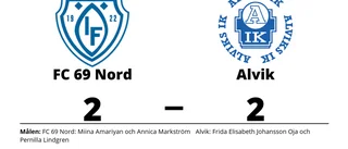 Efterlängtad poäng för FC 69 Nord - steg åt rätt håll mot Alvik