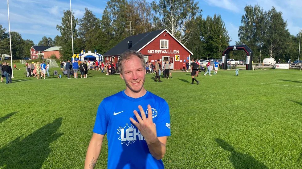Linus Olsson gjorde fyra mål för Alterdalen